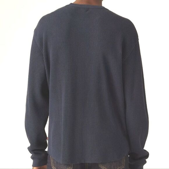 Levi's Men's Blue Thermal Pullover Top - Picture 6 of 10